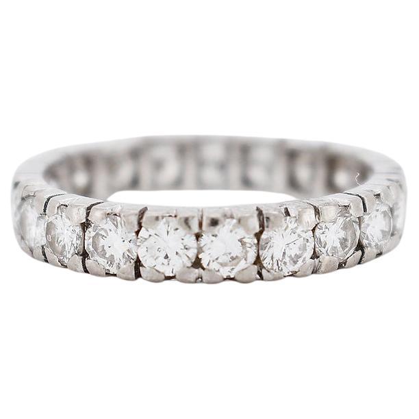 Eternity Ring, 18-Carat Gold, 2-Carat Diamonds H/VS - Circa 1990