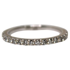 Eternity Ring 18k White Gold Natural Diamond