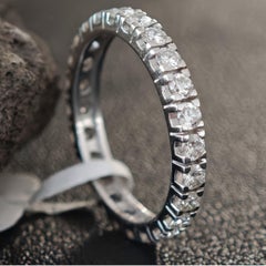 1.90 Ct. Natural Diamond Eternity Band in 14k White Gold, Collection Color, VS