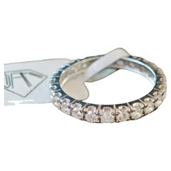 1.90 Ct. Natural Diamond Eternity Band in 14k White Gold, Collection Color, VS