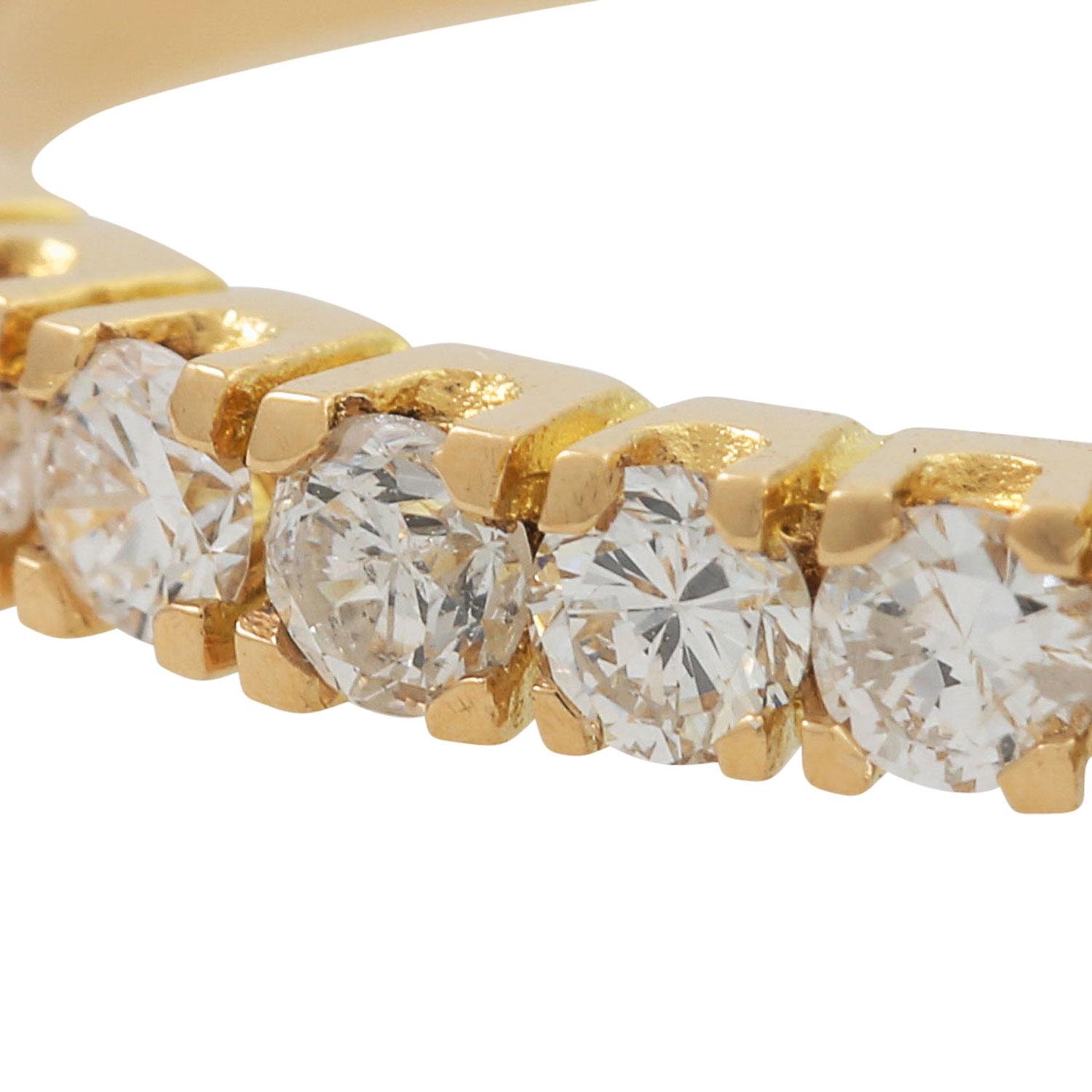 Eternity Ring with 9 Diamonds In Excellent Condition For Sale In Stuttgart, BW