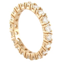 Eternity Ring with diamonds up to 1.80ct  18k pink gold