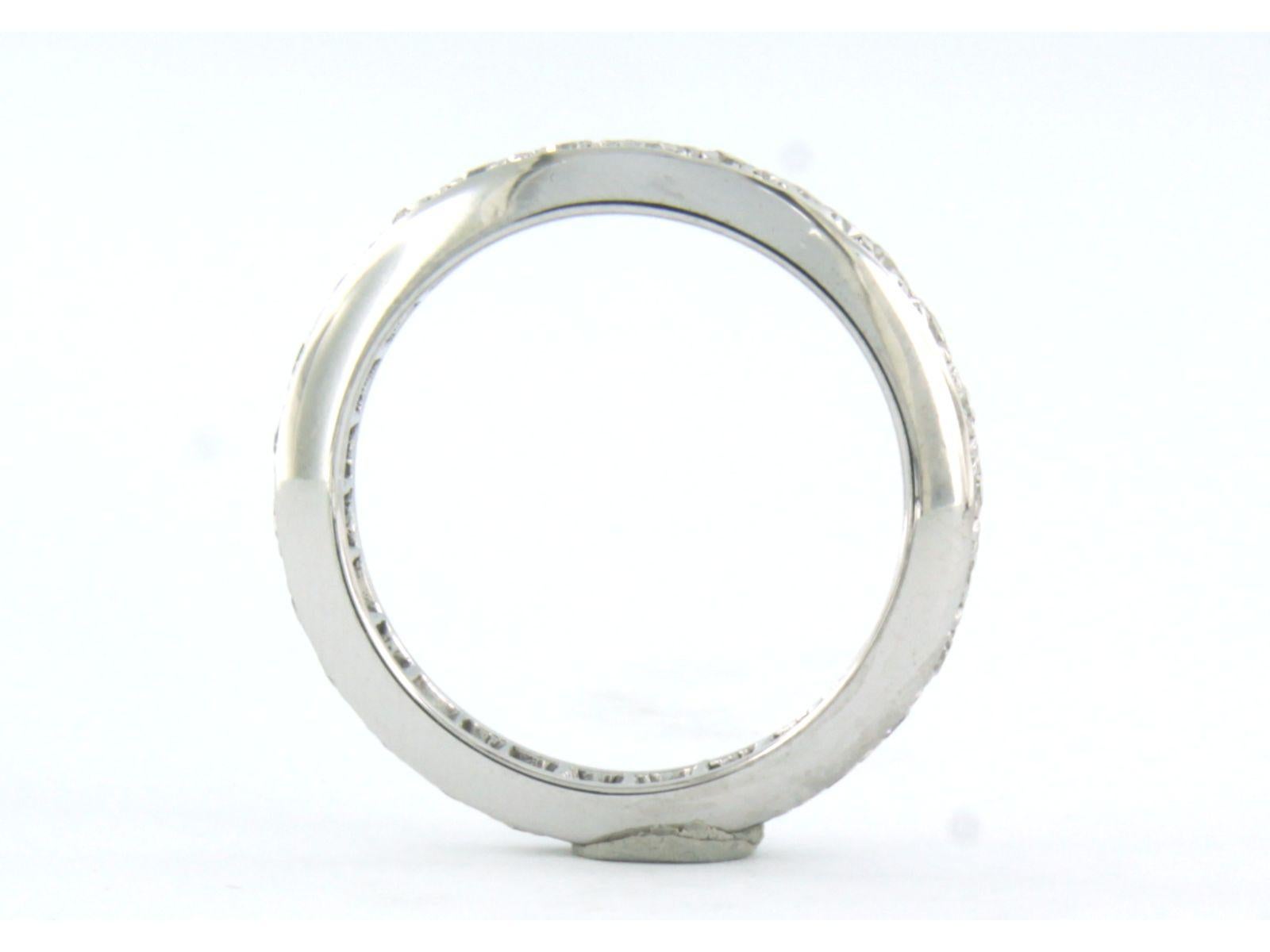 Ewigkeitsring mit Diamanten im Einzelschliff bis zu 0,47ct 18k Gold 3,5 Gramm im Zustand „Hervorragend“ im Angebot in The Hague, ZH