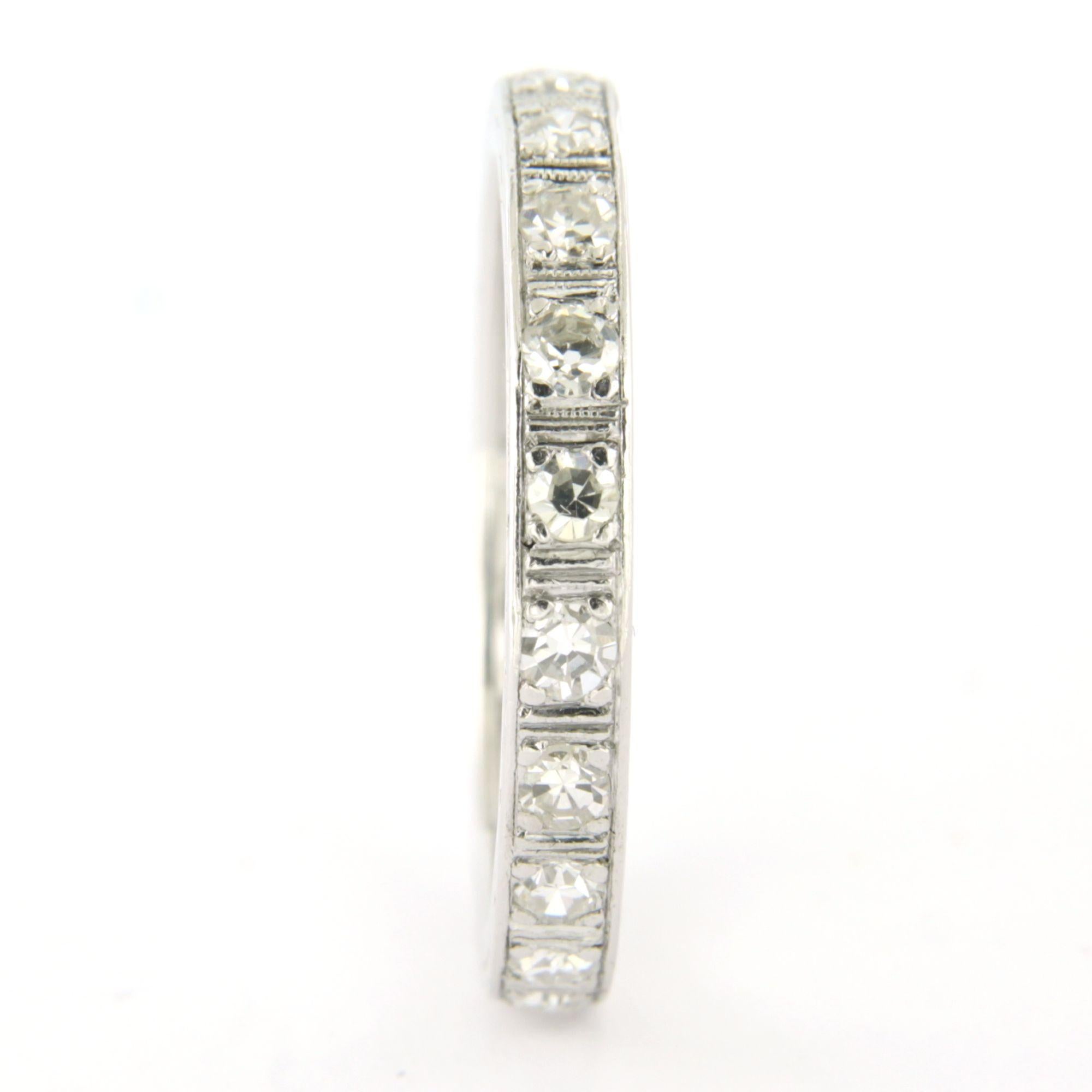 Donna Eternity ring with single cut diamonds up to 0.70ct 2.7 grams in vendita