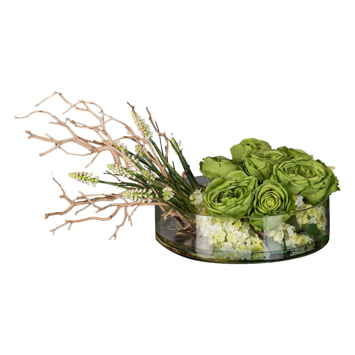 Eternity Round Roses Set Arrangement, Flowers, Italy For Sale at 1stDibs