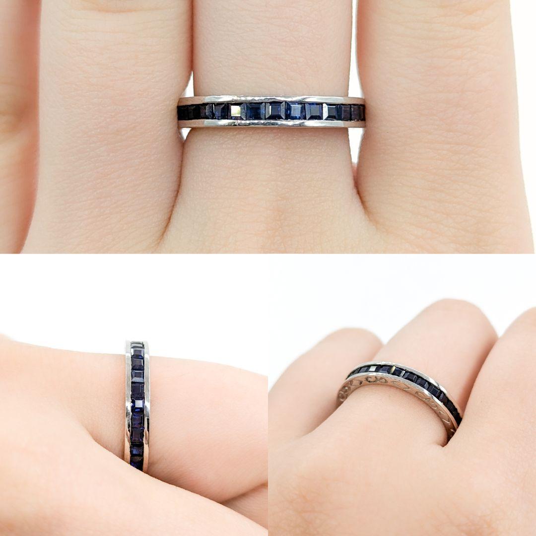 Eternity Sapphire Bridal Ring in White Gold

Introducing this exquisite bridal fashion ring, crafted in 18k white gold. The standout feature of this ring is the 1.50ctw of stunning sapphires, the birthstone for September. Sapphires are renowned for