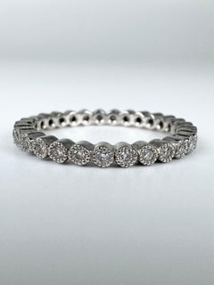 Fede nuziale eterna con diamante