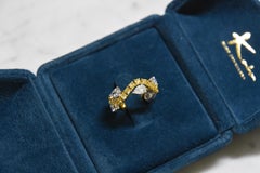 Eternity Yellow and White Diamond Ring