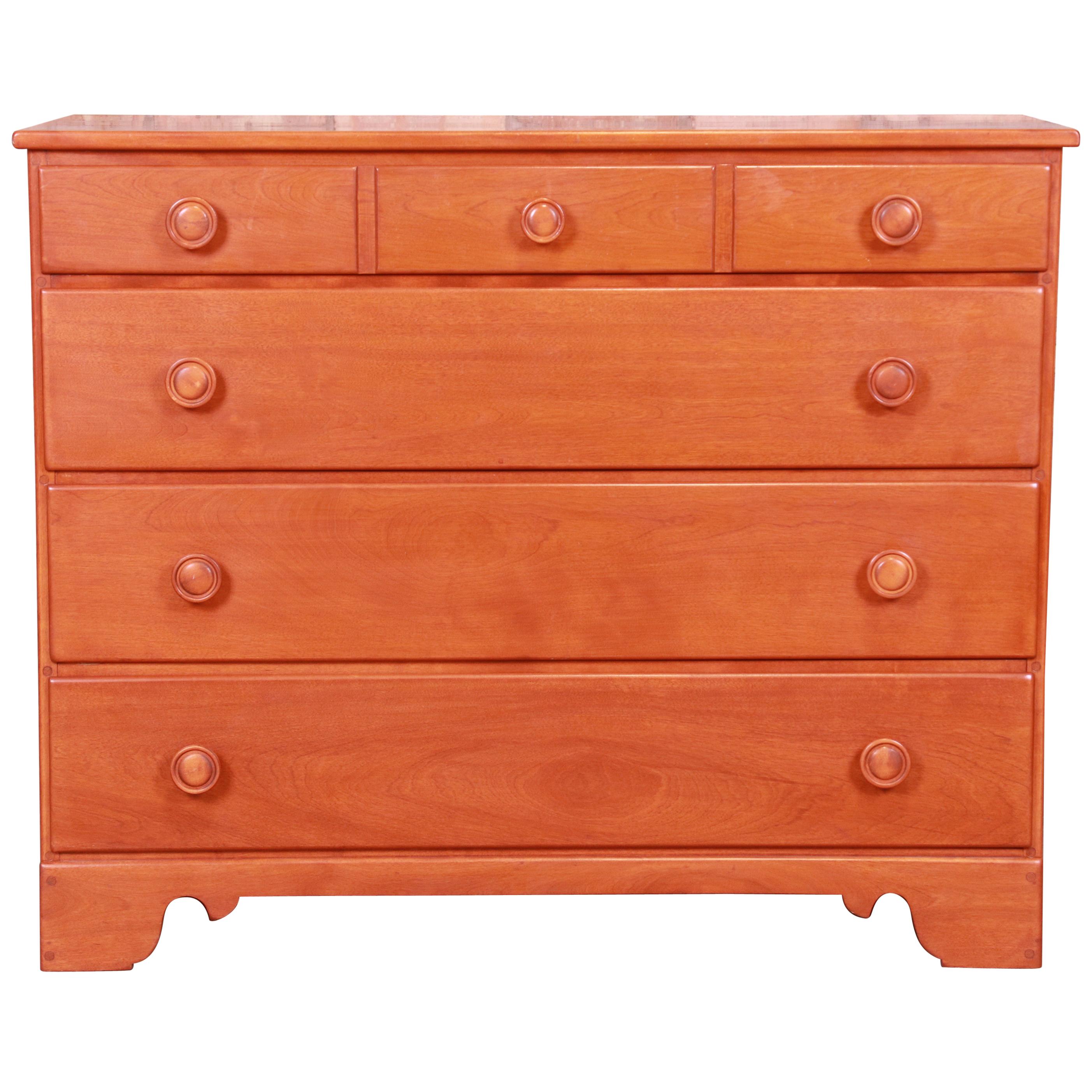 Ethan Allen American Colonial Solid Maple Chest of Drawers
