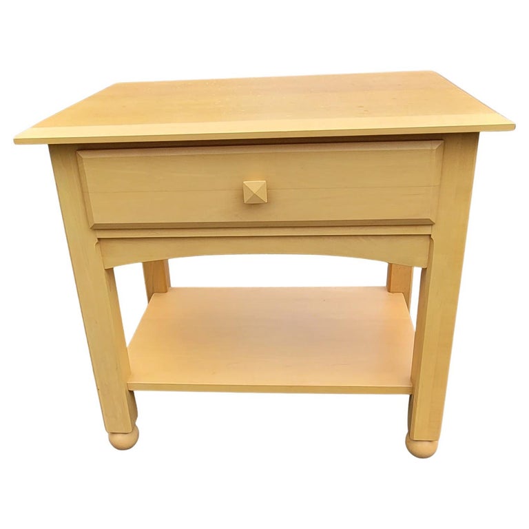 Ethan Allen American Dimensions Collection Birch Bedside Tables