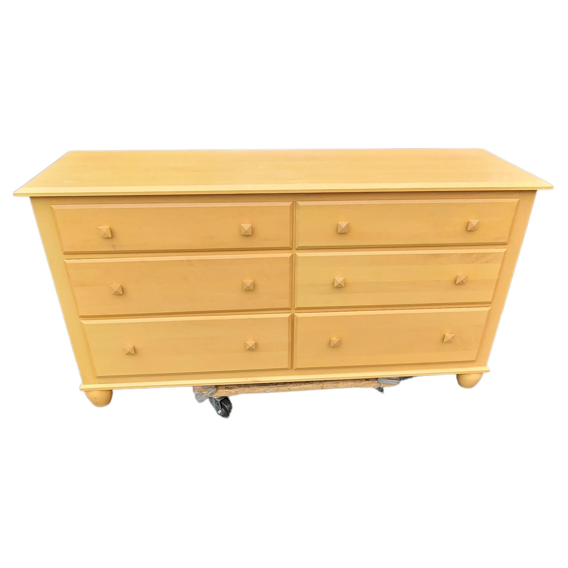 Ethan Allen American Dimensions Collection Birch Double Dresser In Good Condition In Germantown, MD