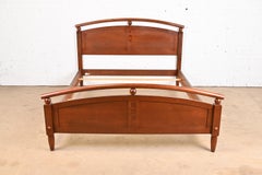 Ethan Allen American Dimensions Modern Cherry Wood Queen Size Bed