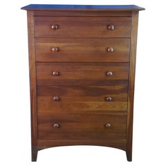 Vintage Ethan Allen American Impressions Country Cherry Tallboy Chest Dresser 24-5425