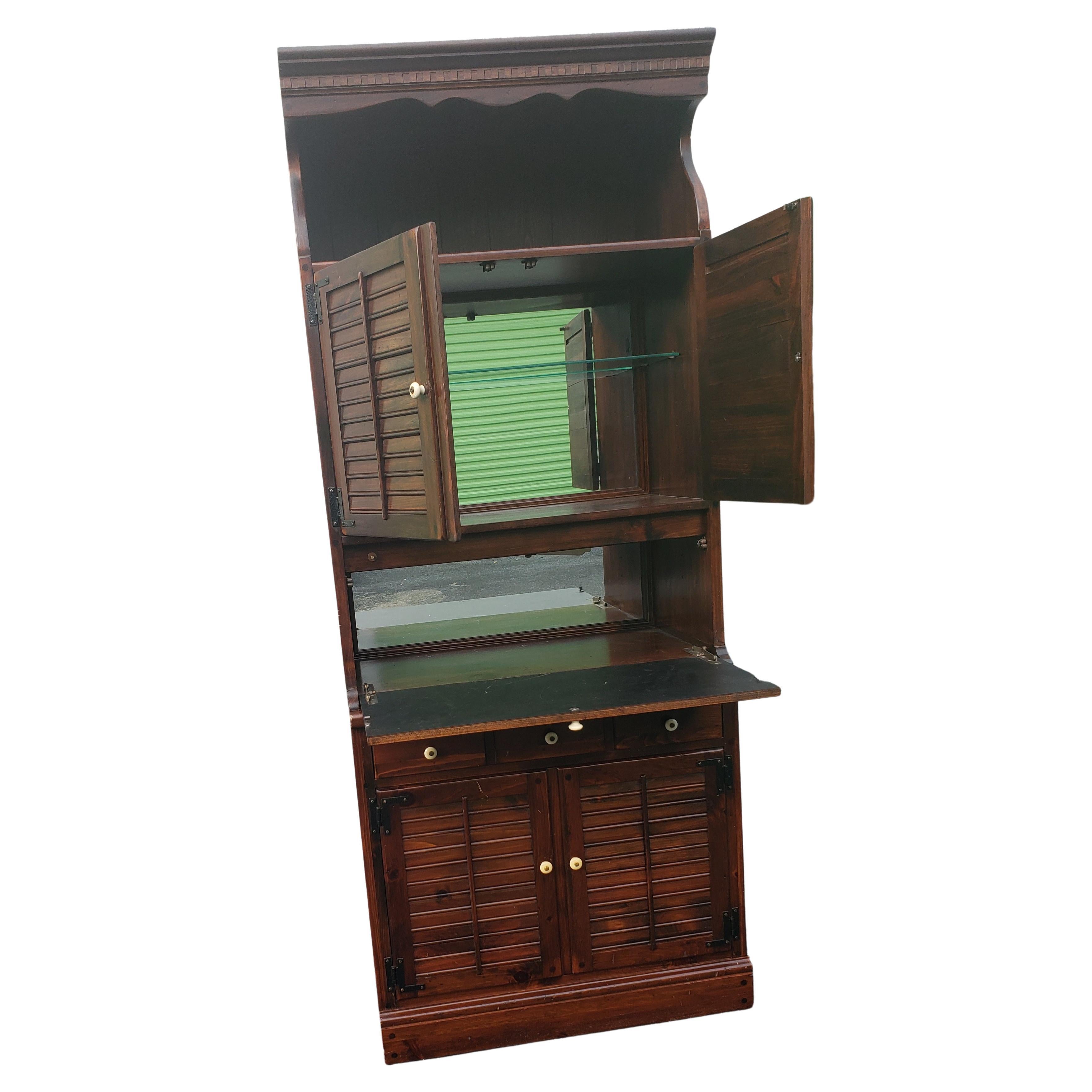 vintage ethan allen bar cabinet