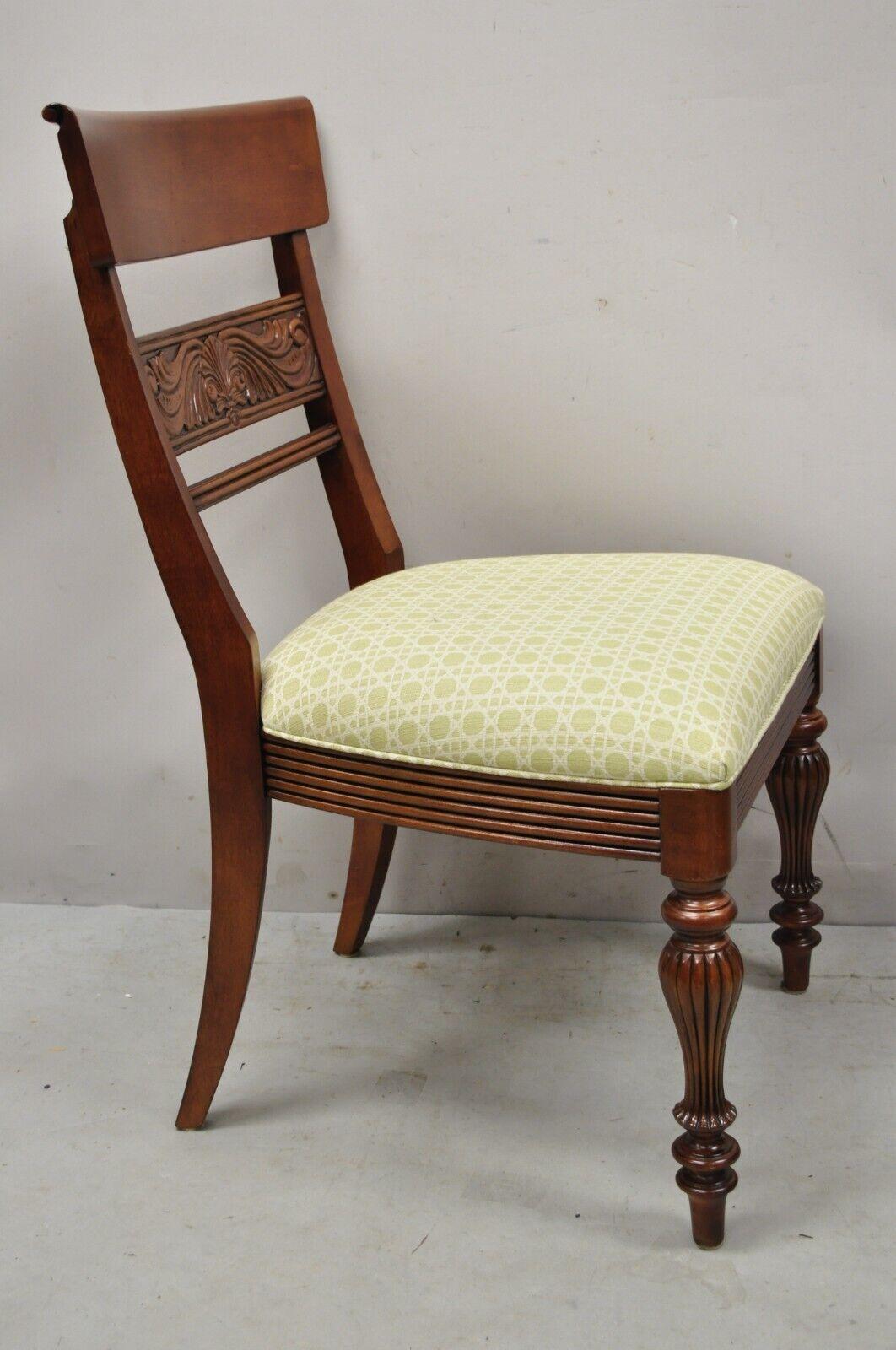 Cherry Ethan Allen British Classics Mackenzie Dining Side Chair 29-6500 - Single