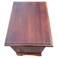 Ethan Allen Chippendale 3-Drawer Side Tables Nightstands, a Pair