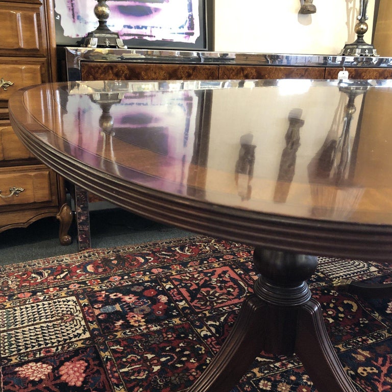 Ethan Allen Double Pedestal Dining Table For Sale at 1stDibs ethan