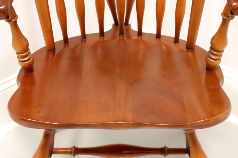 ETHAN ALLEN Duxbury Maple Windsor Dining Armchair For Sale at 1stDibs