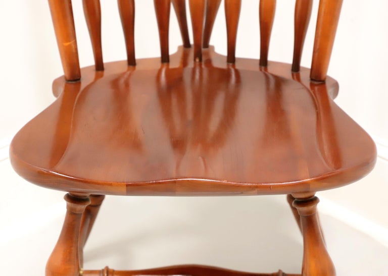 ETHAN ALLEN Duxbury Maple Windsor Dining Side Chair A For Sale at 1stDibs