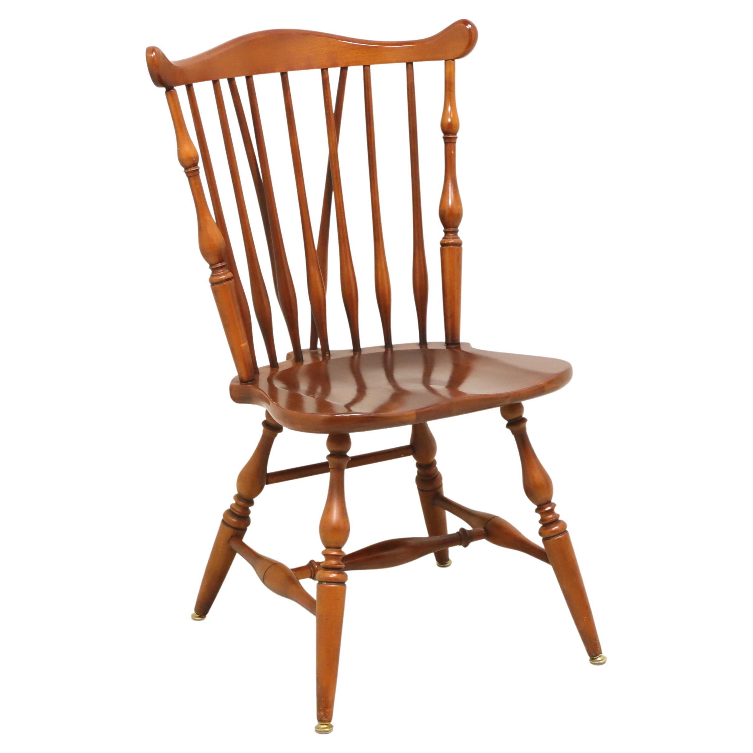ETHAN ALLEN Duxbury Maple Windsor Dining Side Chair - A