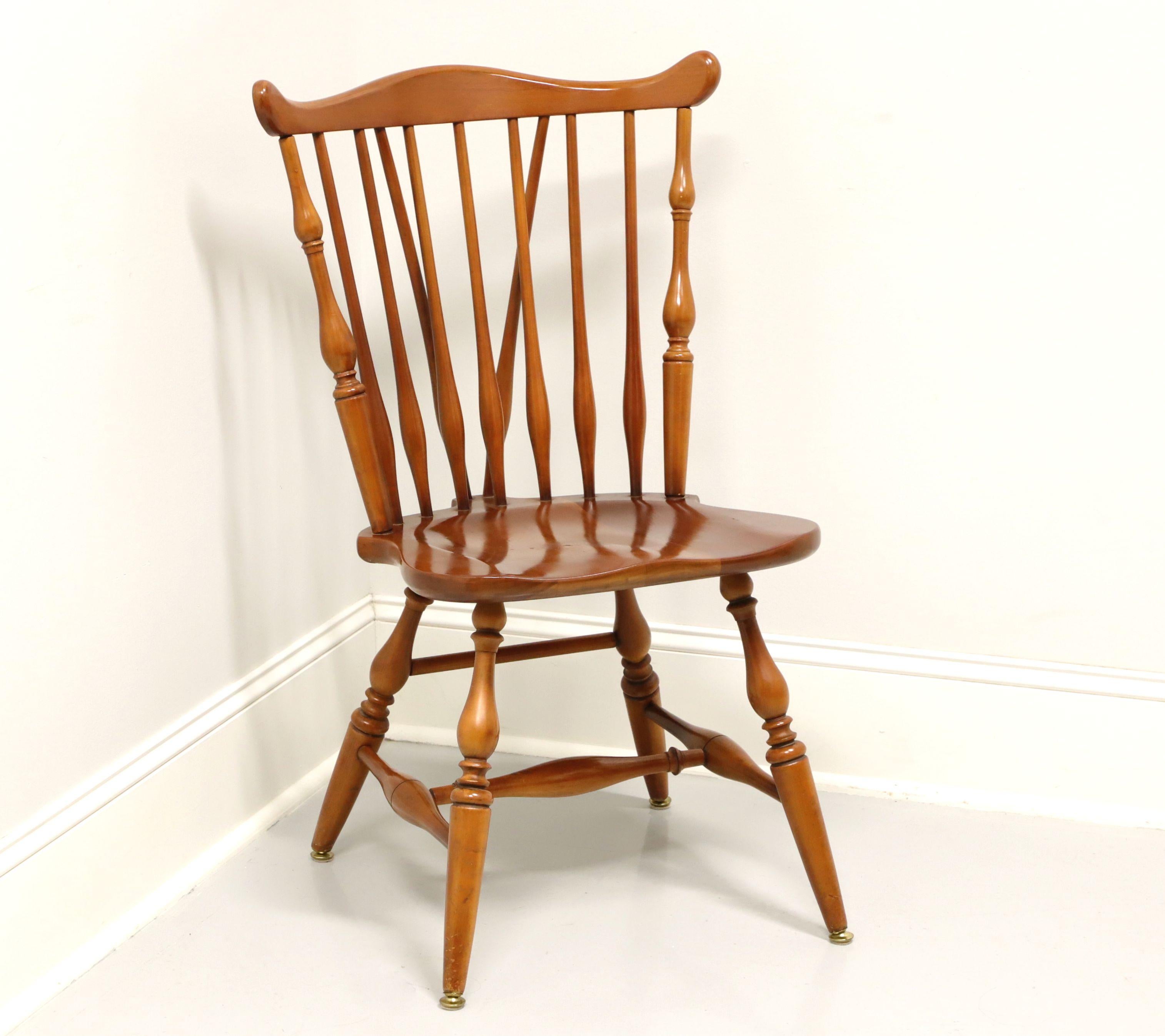 20th Century ETHAN ALLEN Duxbury Maple Windsor Dining Side Chair - B