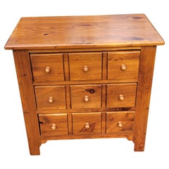 Used Ethan Allen Early American Style Bedside Chest of Drawers