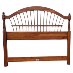 Retro Ethan Allen French Country Solid Birch Wheatback Queen/Full Size Headboard