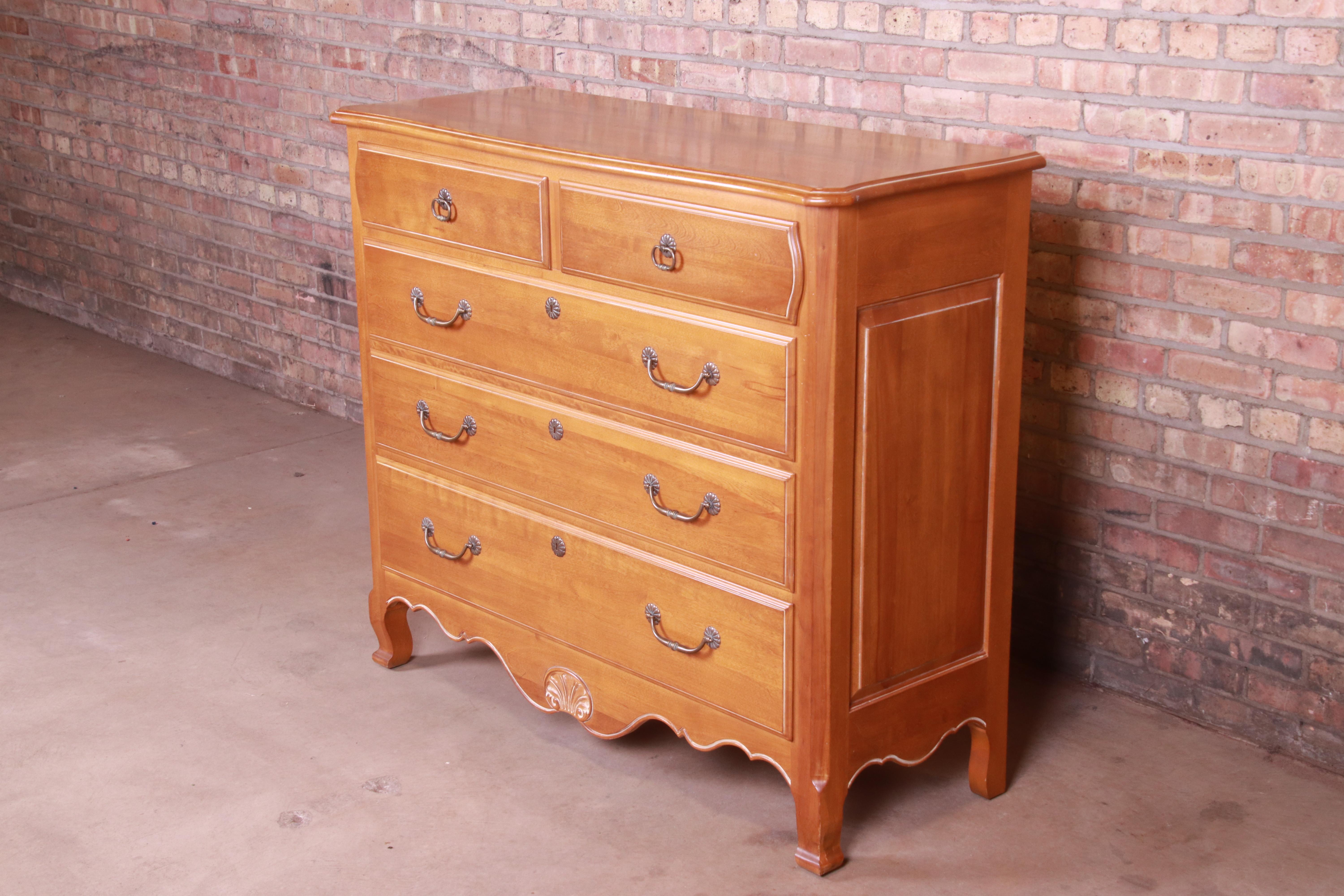 ethan allen 5 drawer dresser