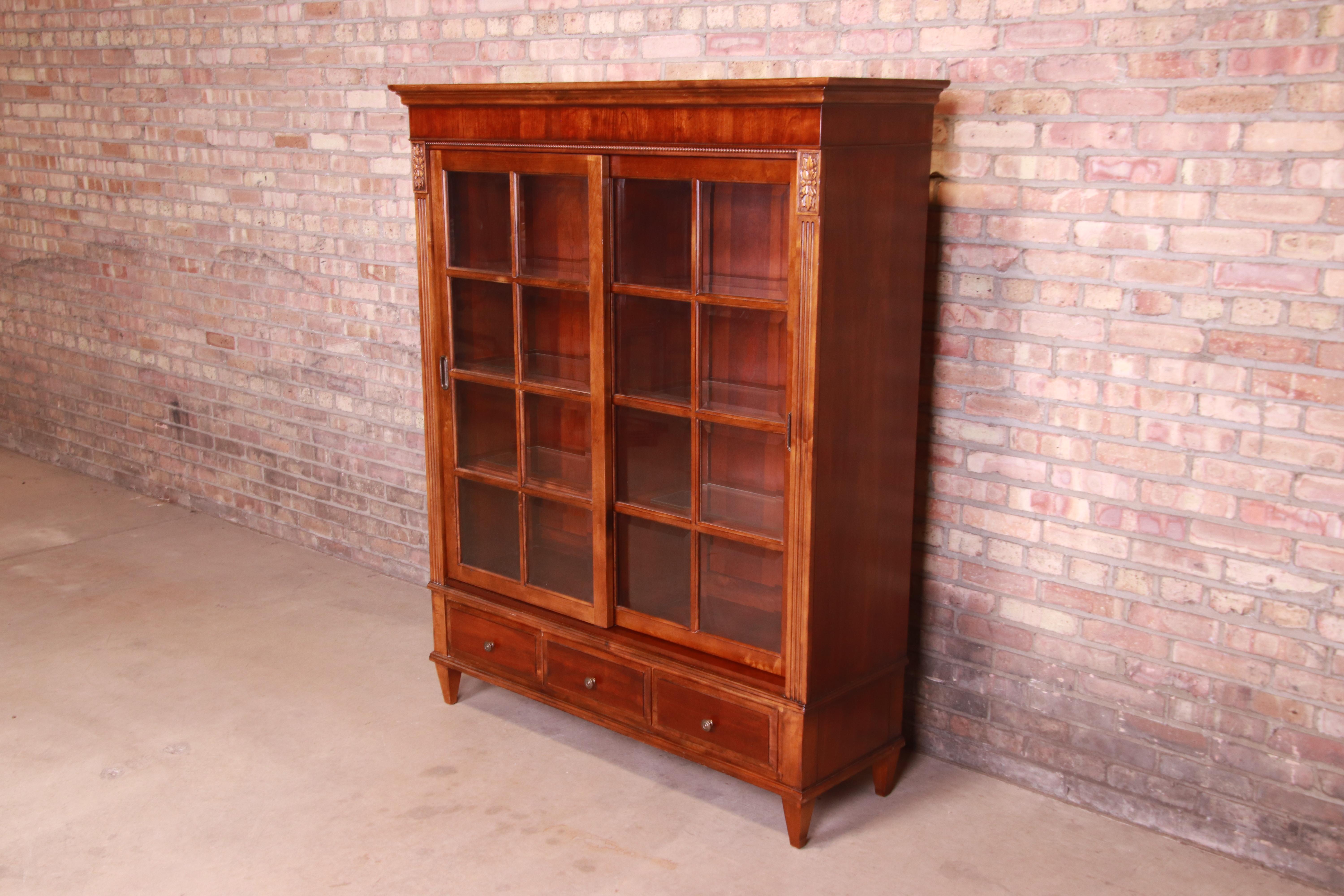 ethan allen french country bookcase