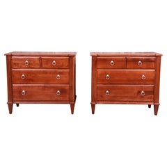 Vintage Ethan Allen French Regency Maple Nightstands, Newly Refinished
