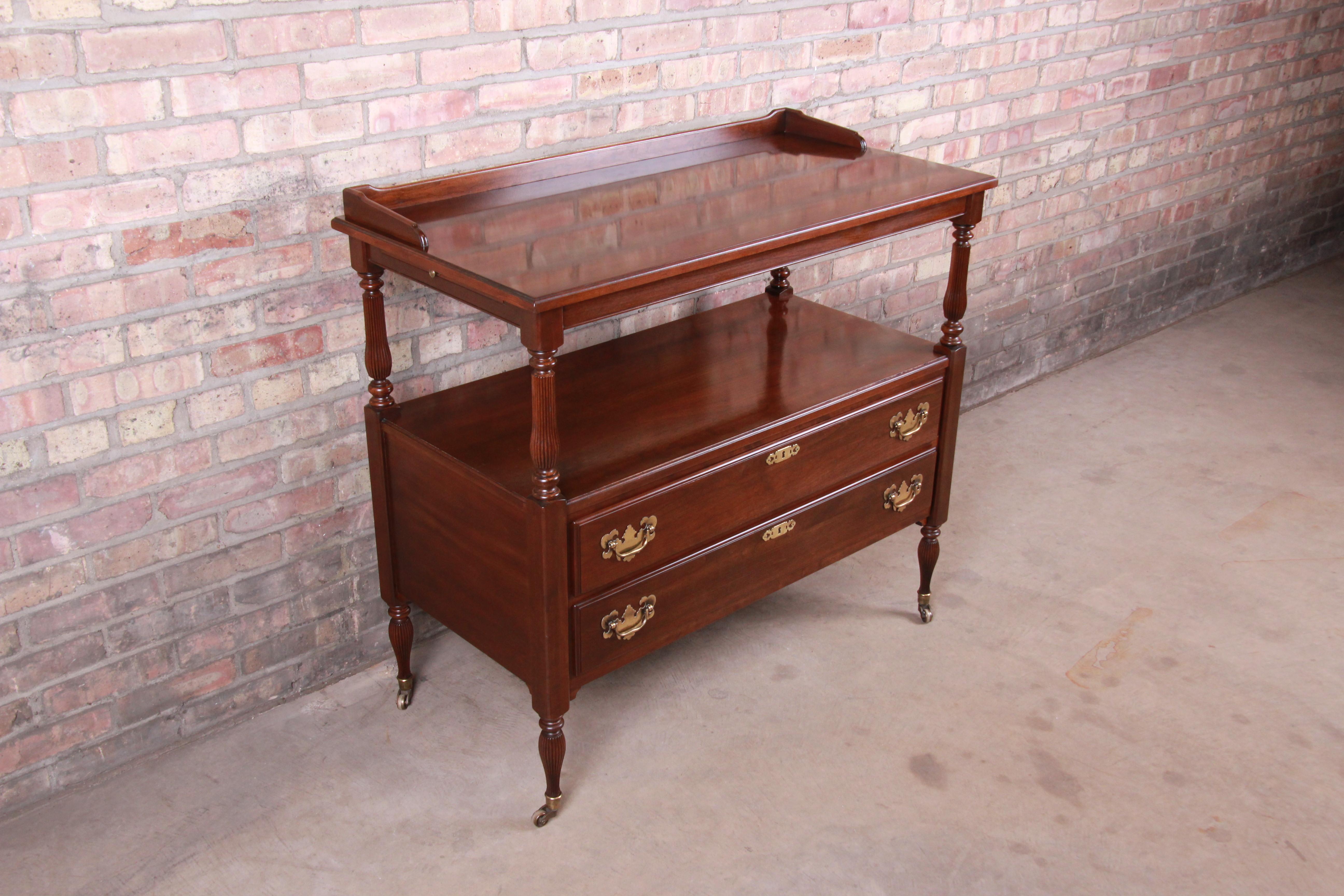 ethan allen tea cart