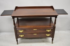 Ethan Allen Georgian Court Cherry Wood Server Sideboard Buffet Sheraton Style
