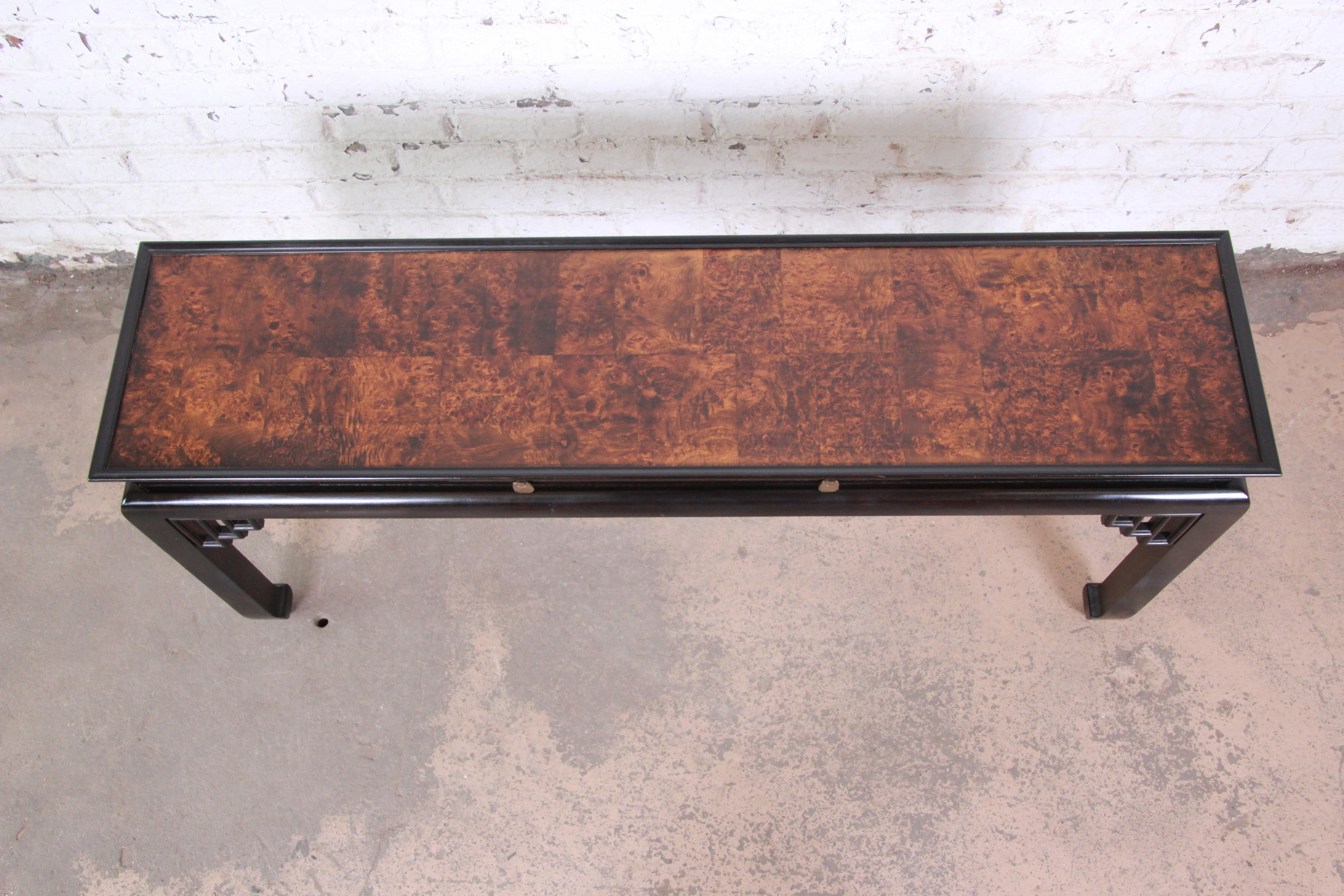 console table ethan allen