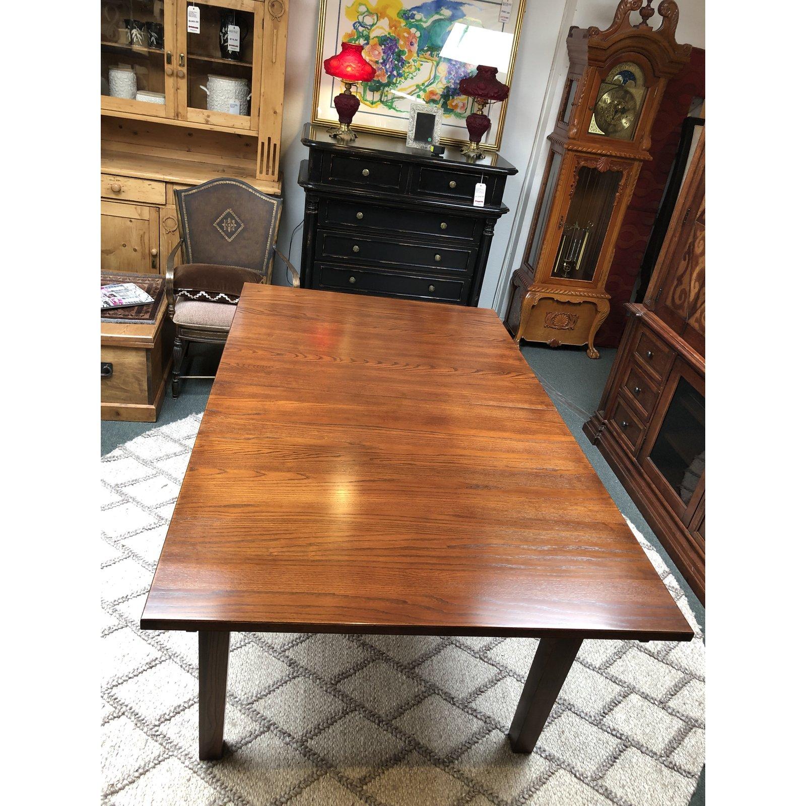 Ethan Allen Horizons Dining Table and Two Extensions In Good Condition For Sale In San Francisco, CA