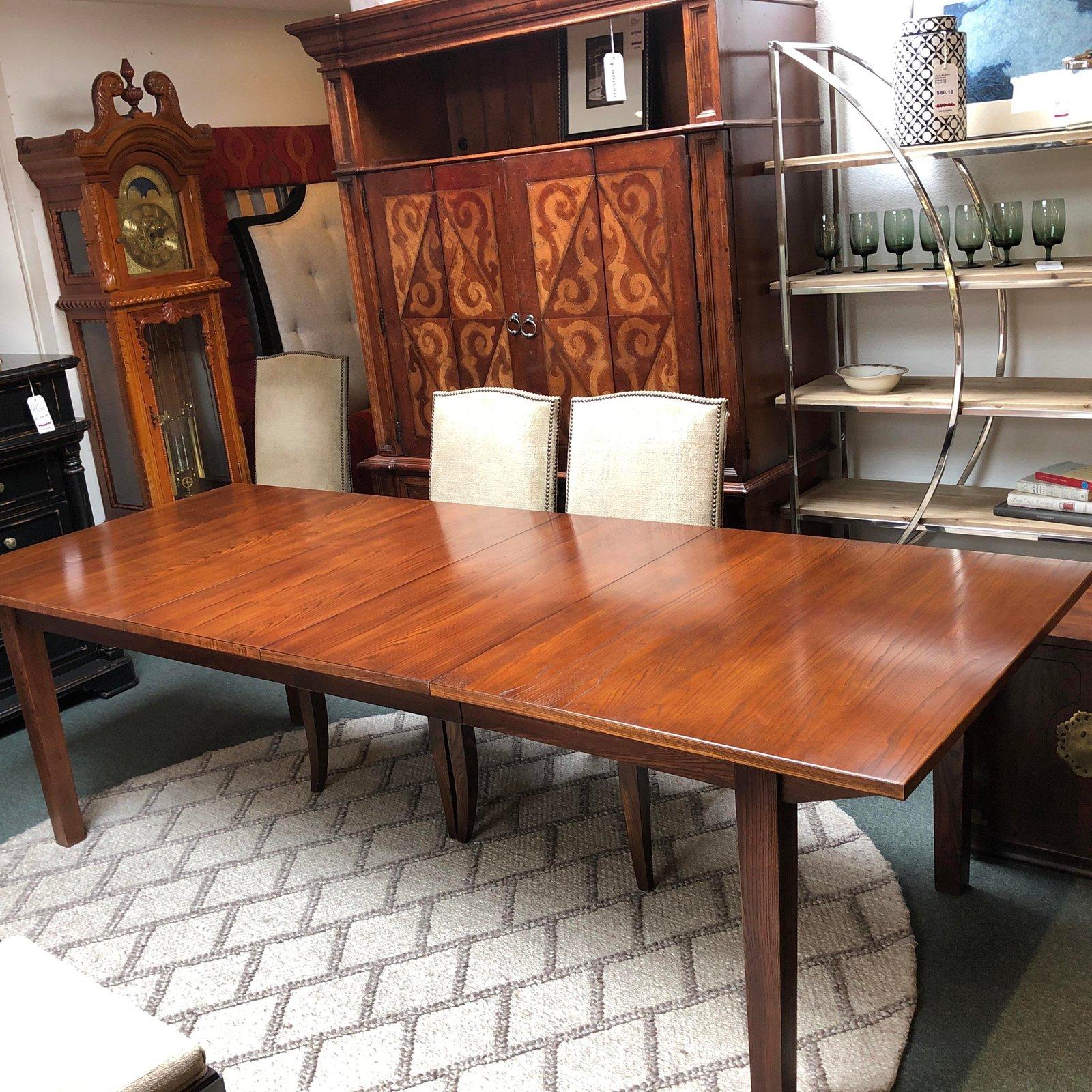 Ethan Allen Horizons Dining Table and Two Extensions For Sale 2