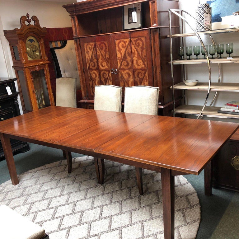 Ethan Allen Horizons Dining Table and Two Extensions For ...