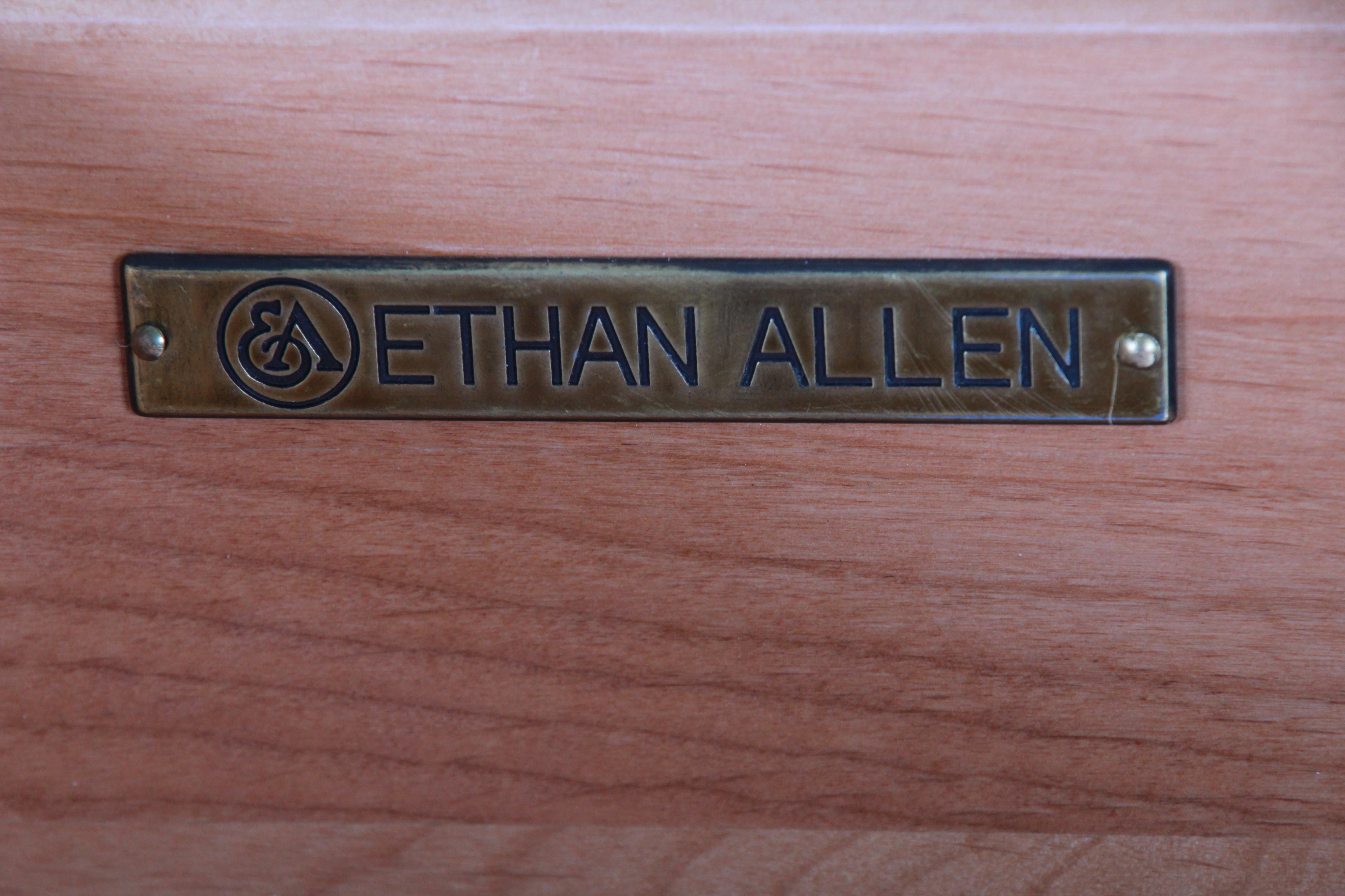 Ethan Allen Italian Granite Top Six-Drawer Dresser or Credenza 3