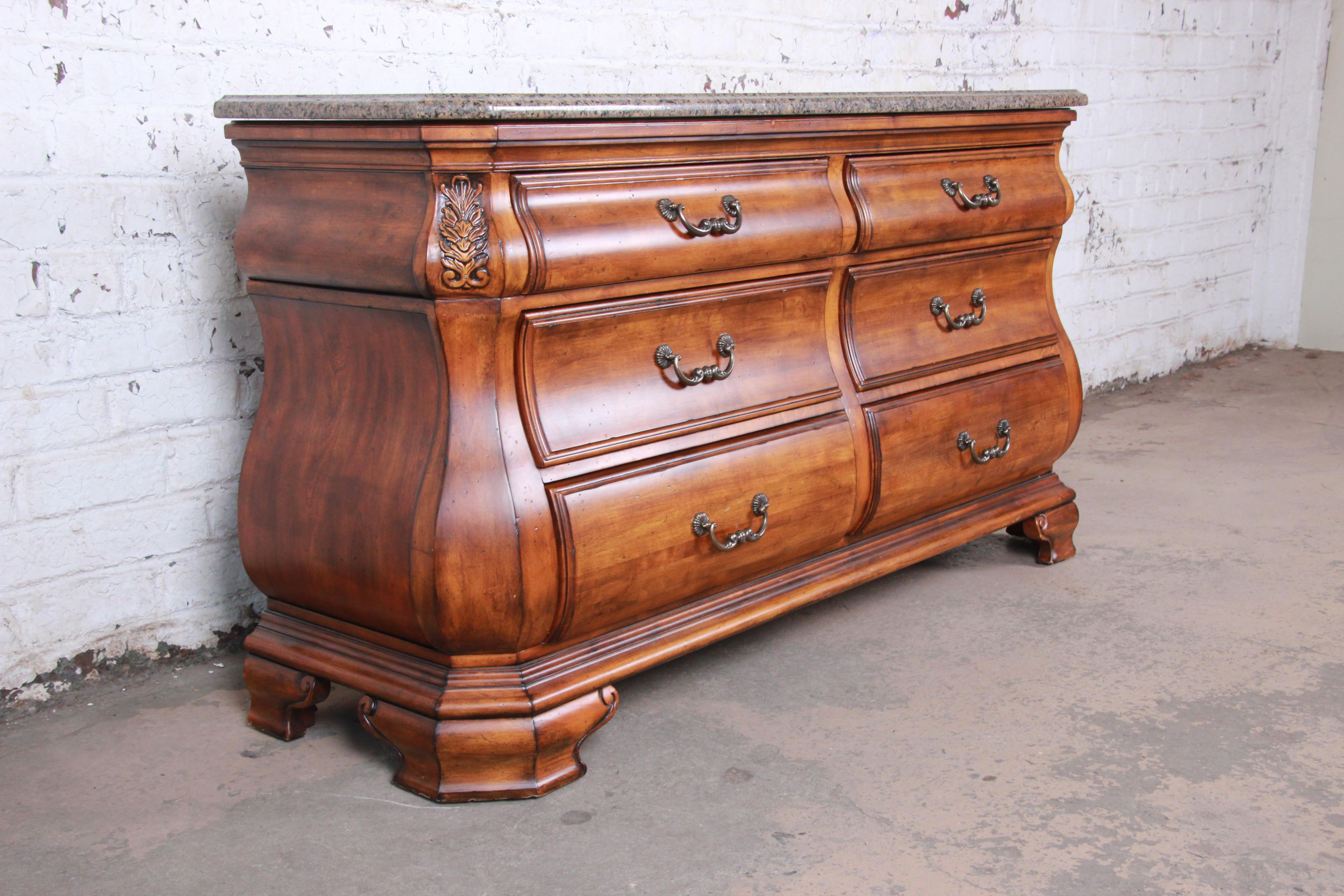 dresser with granite top