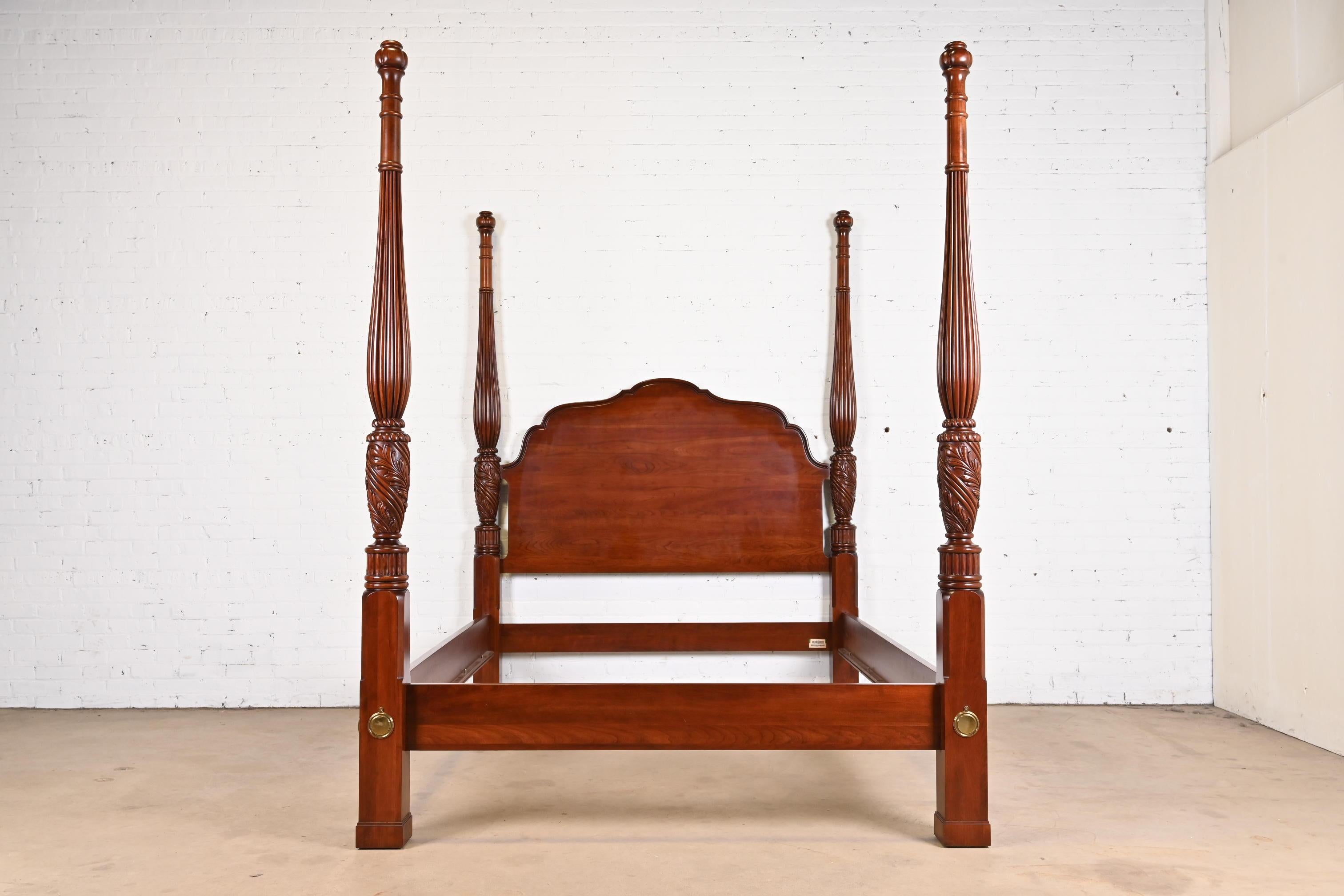 ethan allen four poster bed