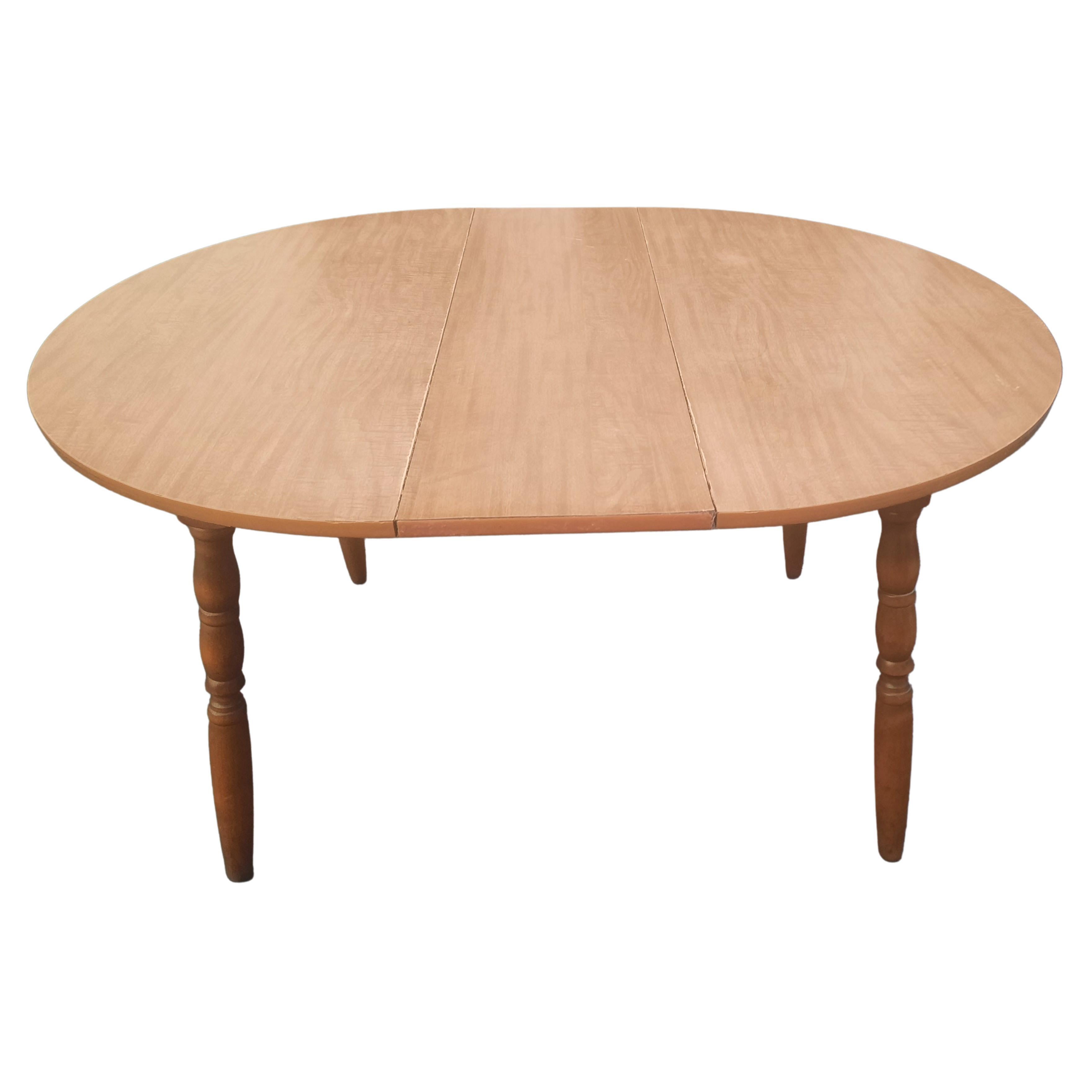 ethan allen maple dining table