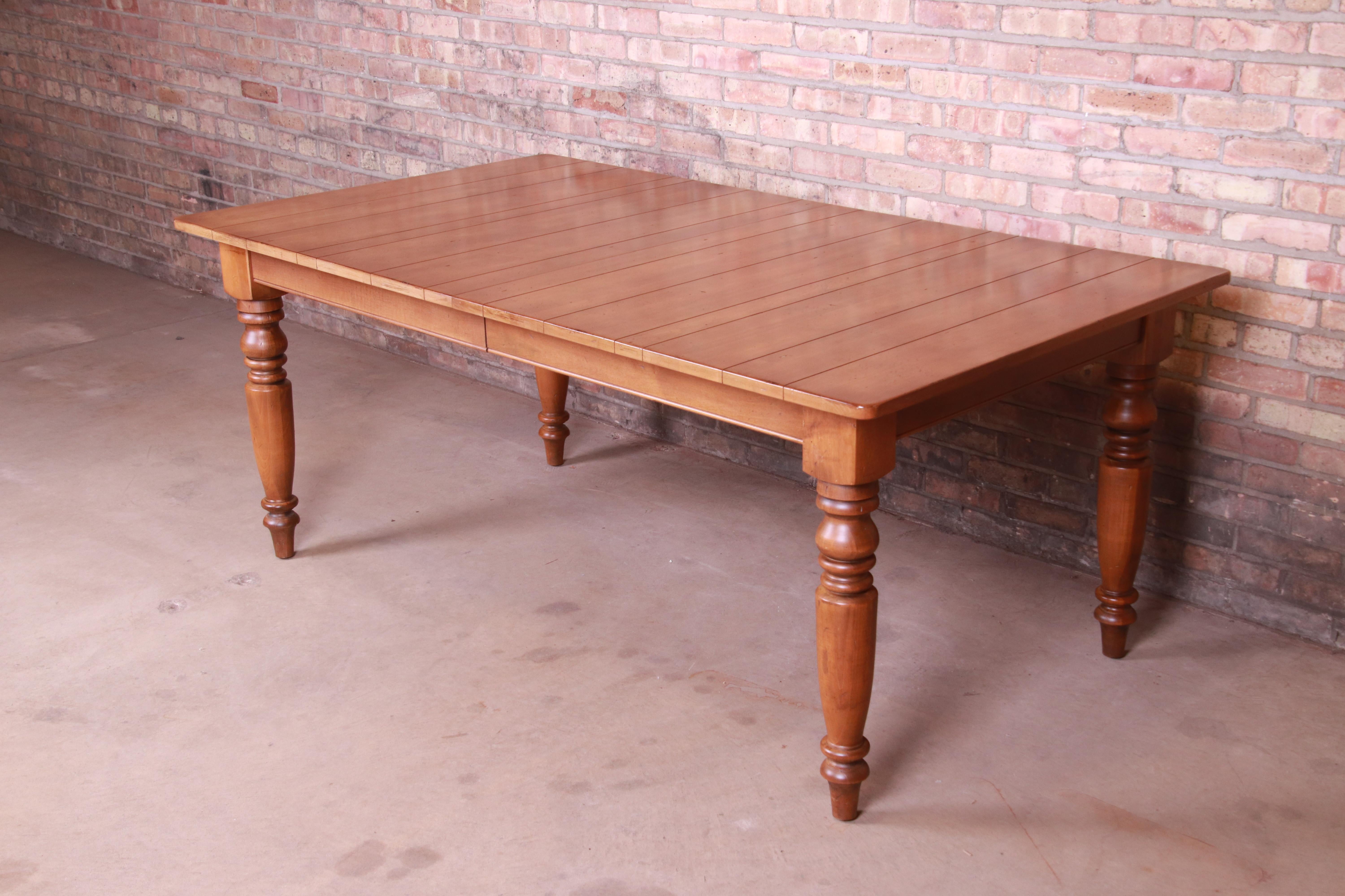 Ethan Allen Maple Harvest Farm Table 2