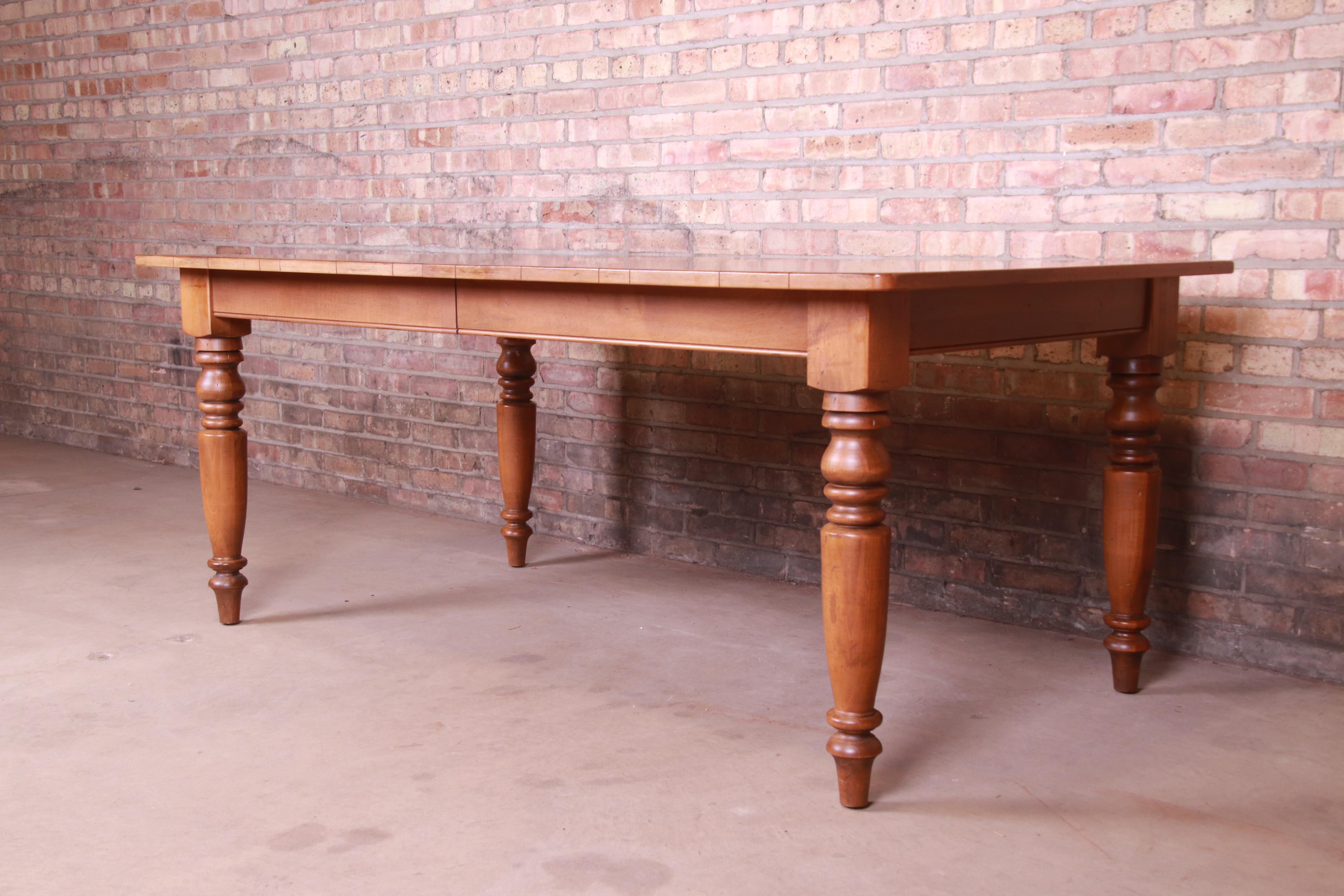 Ethan Allen Maple Harvest Farm Table 3