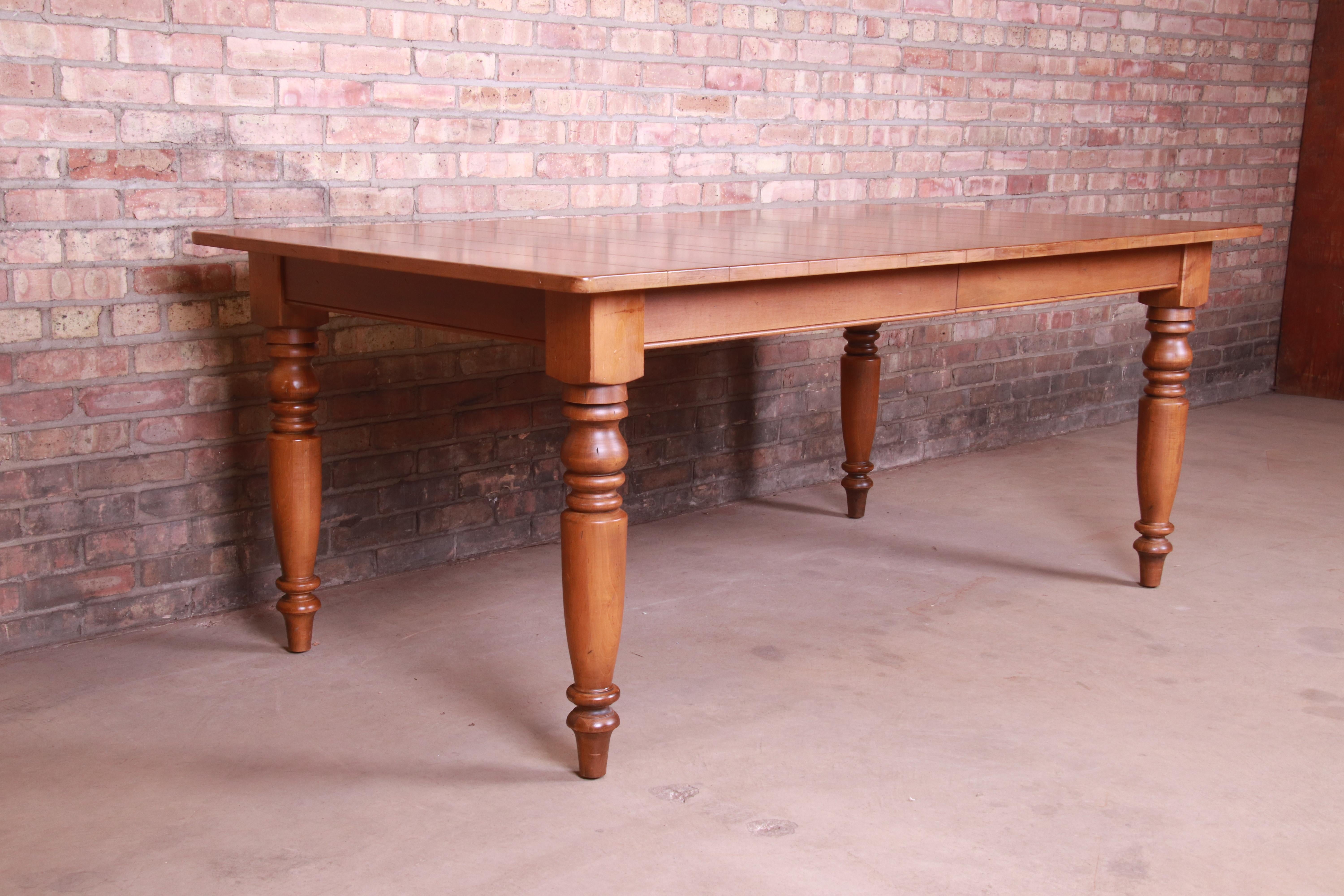 Ethan Allen Maple Harvest Farm Table 5
