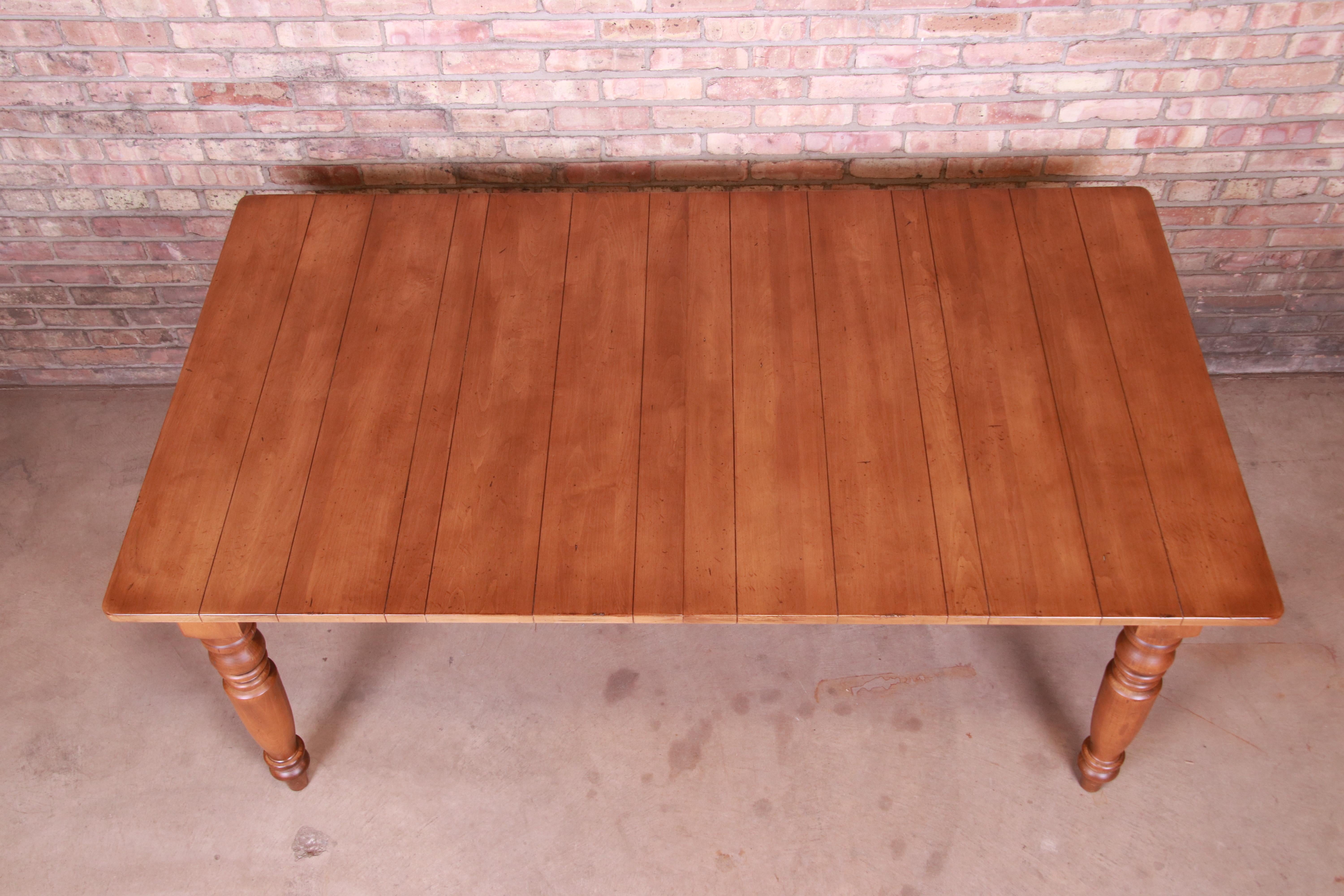 Ethan Allen Maple Harvest Farm Table 6