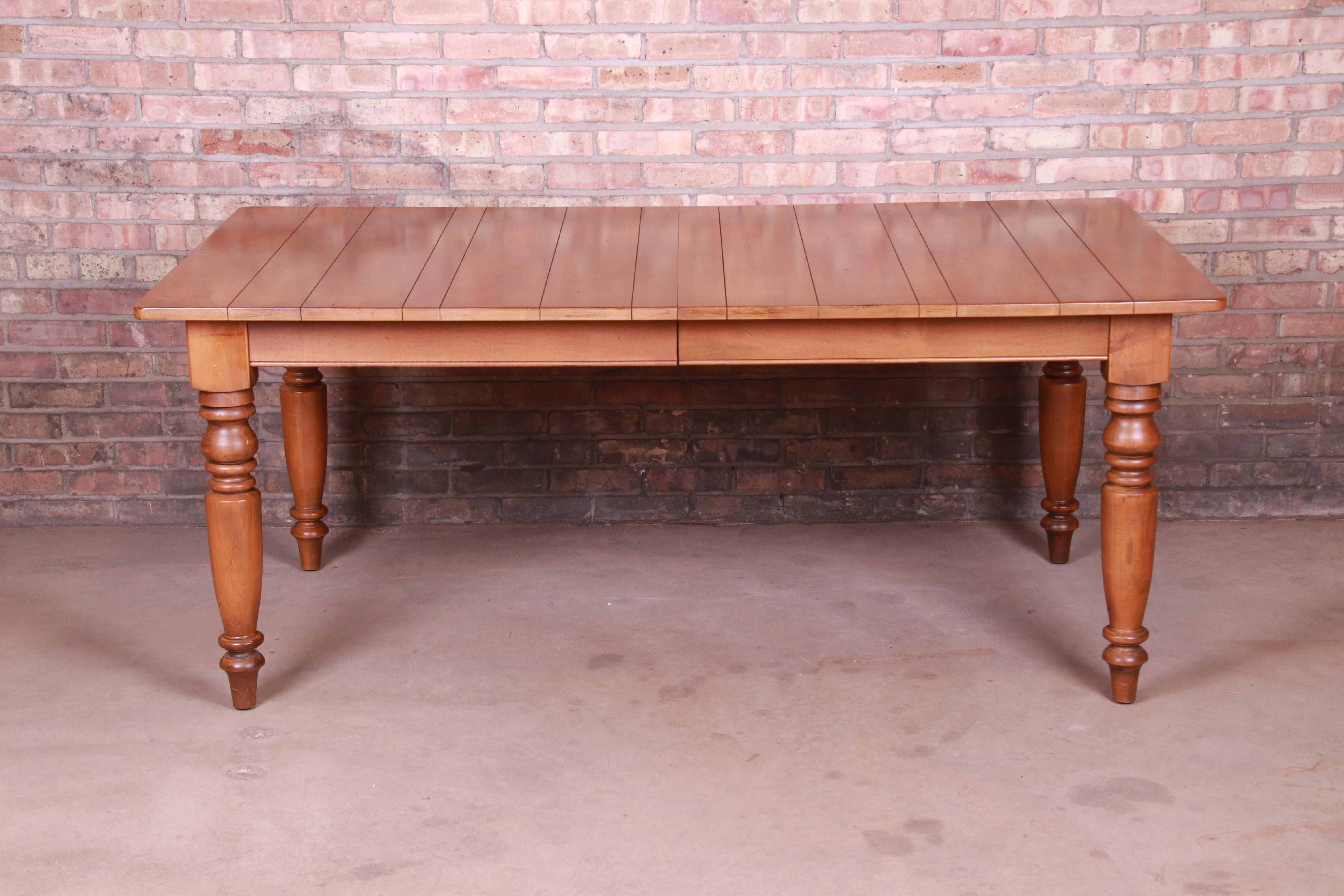 20th Century Ethan Allen Maple Harvest Farm Table