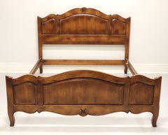 ETHAN ALLEN Mid 20th Century Maple French Country Queen Size Bed