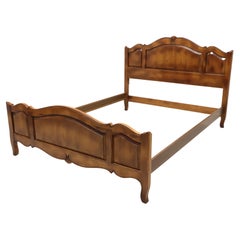 ETHAN ALLEN Mid 20th Century Maple French Country Queen Size Bed