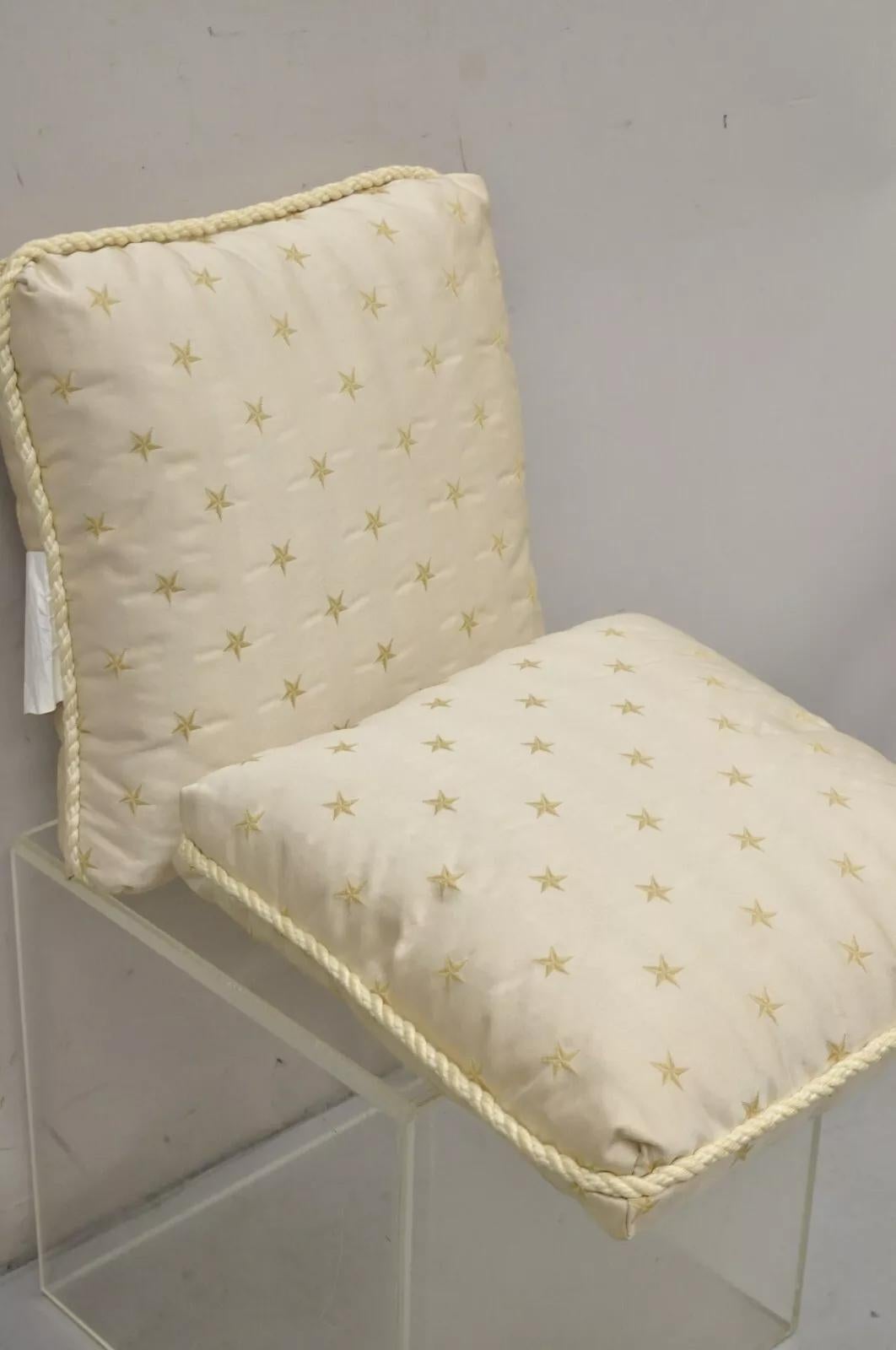 Ethan Allen Neoclassical Style Gold Star 17