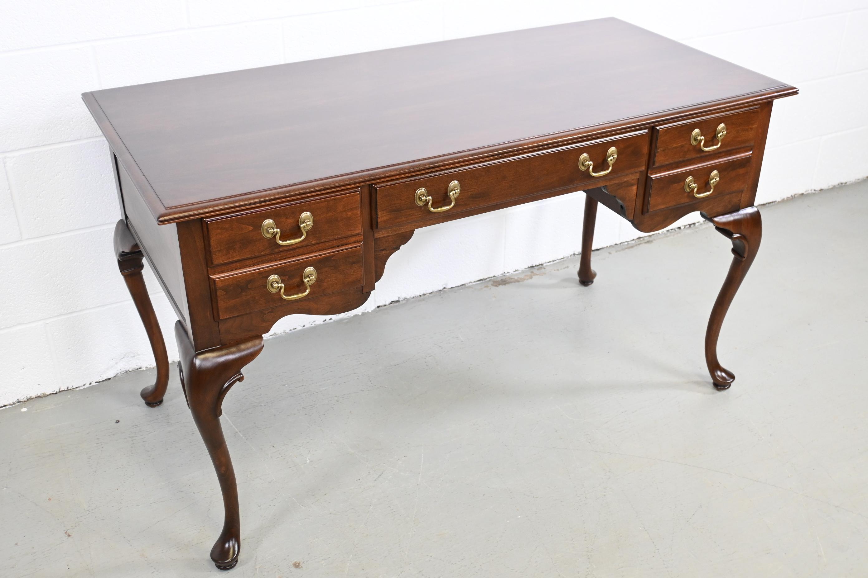 American Ethan Allen Queen Anne Style Cherry Desk
