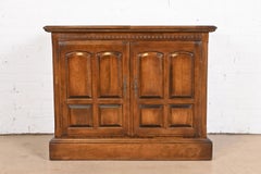 Regency Maple Flip Top Server or Bar Cabinet